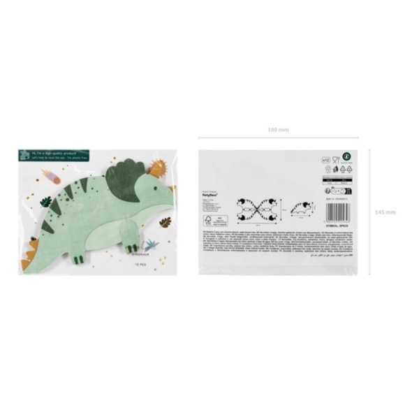 Servietten Dinosaurier Servietten Dinosaurier