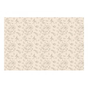 Tischdecke - Blumenmuster - Beige - 180x120 cm
