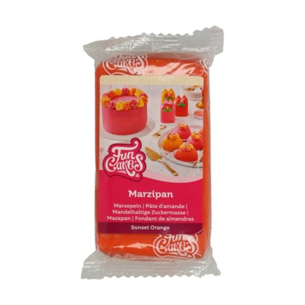 Marzipan-Orange - Sunset Orange - 250 g - FunCakes Marzipan-Orange - Sunset Orange - 250 g - FunCakes