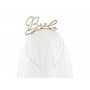 Diadem mit Schleier - Gold