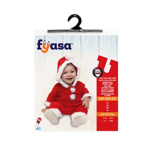 Weihnachtsmannkostüm - Baby - Strampler Weihnachtsmannkostüm - Baby - Strampler