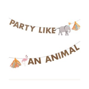 Girlande - Safari - "Party Like An Animal" - Meri Meri - 3,8 m Girlande - Safari - "Party Like An Animal" - Meri Meri - 3,8 m