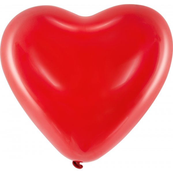 Herzballons - Rot - 6 Stck