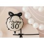 Runder Folienballon - Nude - Happy 30