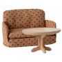 Schlafsofa - Maileg - Braun mit Punkten Schlafsofa - Maileg - Braun mit Punkten