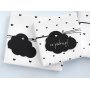Anhnger - Wolken - Schwarz - 6 Stk