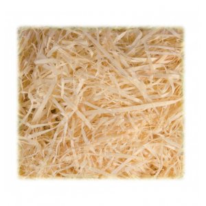 Holzwolle für Geschenktüten/-boxen - Natur - 50 g Holzwolle für Geschenktüten/-boxen - Natur - 50 g