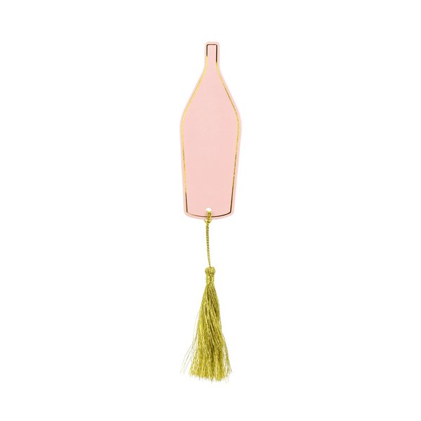 Platzierungskarten - Prosecco - Pink/Gold - 6er-Pack