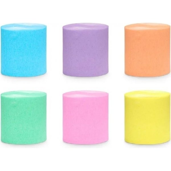 Krepppapier - Pastell-Regenbogenmischung Krepppapier - Pastell-Regenbogenmischung