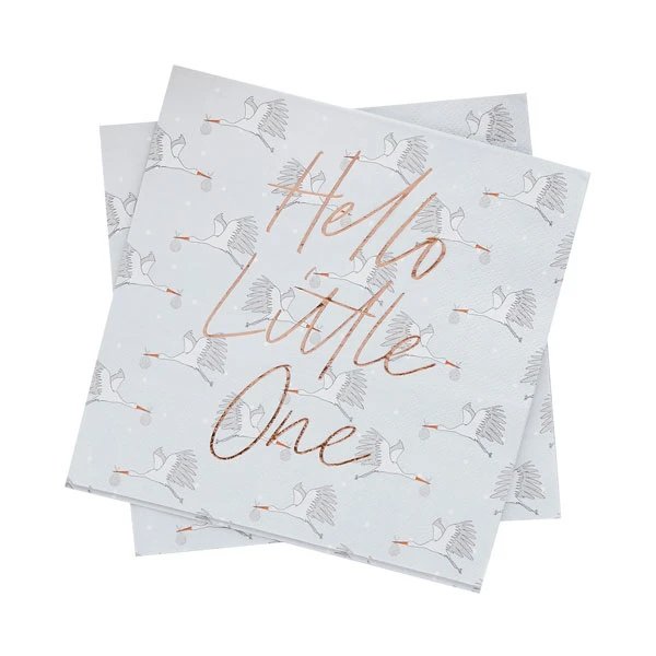 Servietten - Storch - Hello Little One - 20er-Pack Servietten - Storch - Hello Little One - 20er-Pack
