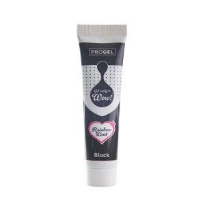 Pastenfarbe - Schwarz - 25 g - Progel - Regenbogenstaub Pastenfarbe - Schwarz - 25 g - Progel - Regenbogenstaub