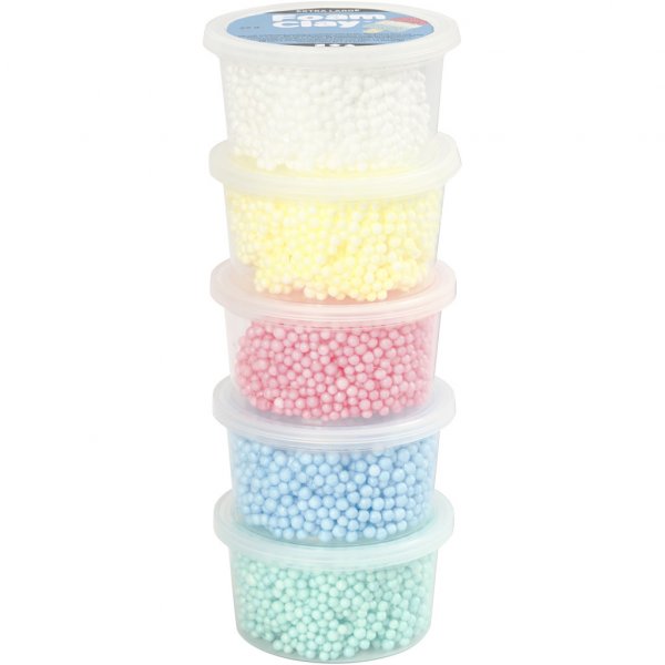 Foam Clay XL - 5er-Pack - Pastell