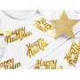 Konfetti - Frohes Neues Jahr - Gold