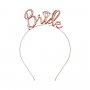 Diadem - Braut - Metall - Rosgold