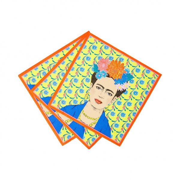 Servietten - Frida Kahlo - 20er-Pack - 33x33 cm Servietten - Frida Kahlo - 20er-Pack - 33x33 cm