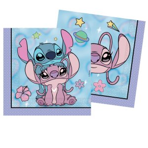 Servietten - Stitch & Angel - 33 x 33 cm - 20er-Packung Servietten - Stitch & Angel - 33 x 33 cm - 20er-Packung