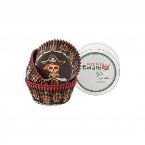 Cupcake-F�rmchen - Piratenmotiv - 50er-Packung