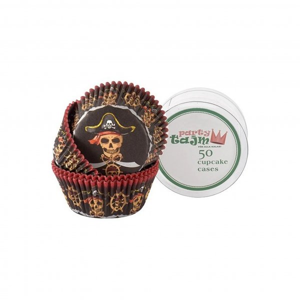 Cupcake-Förmchen - Piratenmotiv - 50er-Packung Cupcake-Förmchen - Piratenmotiv - 50er-Packung
