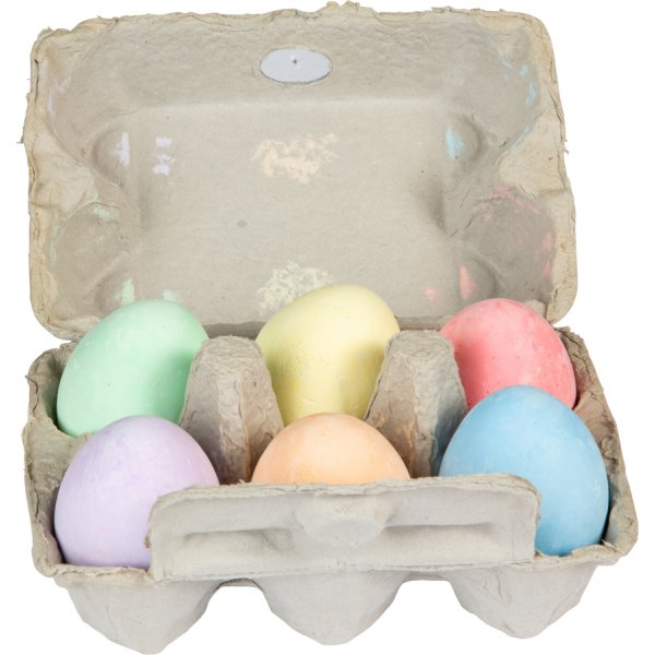 Straenmalstifte - Eier - Pastellfarben - 6er-Pack