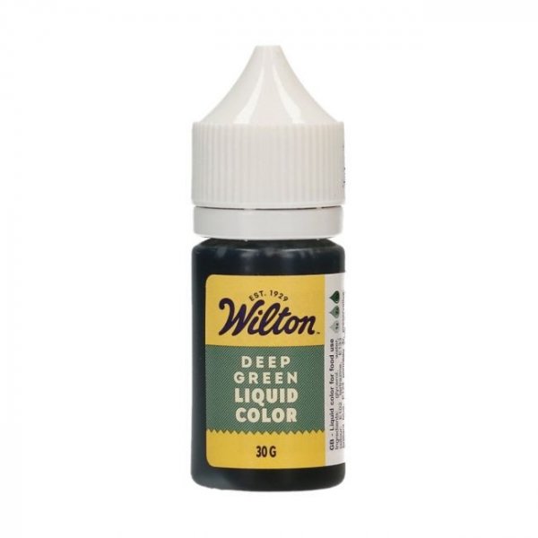 Flüssigfarbe - Dunkelgrün - 30 g - Wilton Flüssigfarbe - Dunkelgrün - 30 g - Wilton