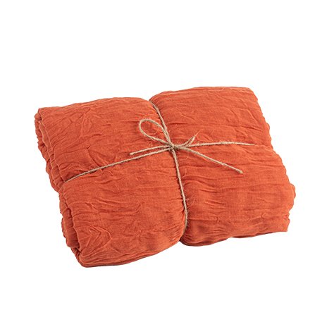 Tischläufer aus Stoff - Orange - 90 cm x 3 m Tischläufer aus Stoff - Orange - 90 cm x 3 m