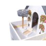 Puppenschrank aus MDF mit LED-Beleuchtung, 78 cm, weiß, inklusive 16 Möbelteilen - Bausatz Puppenschrank aus MDF mit LED-Beleuchtung, 78 cm, weiß, inklusive 16 Möbelteilen - Bausatz