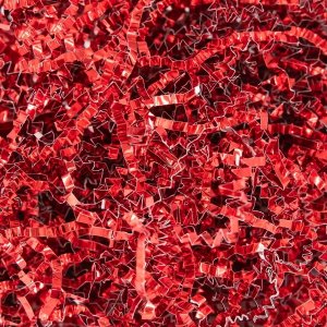 Geschreddertes Füllpapier für Geschenktüten/-schachteln - Rotmetallic - 50 g Geschreddertes Füllpapier für Geschenktüten/-schachteln - Rotmetallic - 50 g
