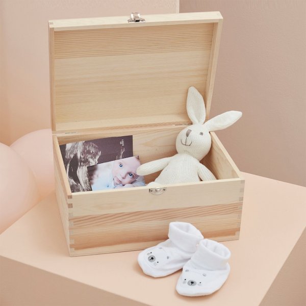 Holzkiste - Baby-Erinnerungen Holzkiste - Baby-Erinnerungen