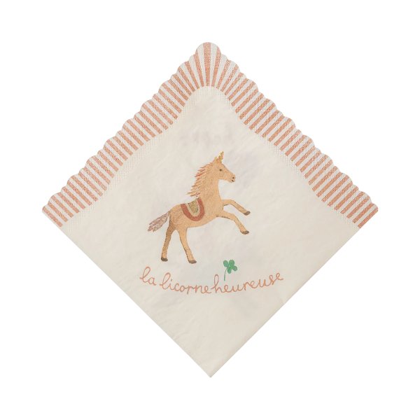 Kleine Servietten - Einhörner & Mäuse - Maileg - 20er-Packung Kleine Servietten - Einhörner & Mäuse - Maileg - 20er-Packung