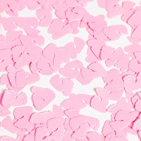 Tischkonfetti - Babyfüße - Rosa - 14 g Tischkonfetti - Babyfüße - Rosa - 14 g