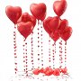 Ballonset - Rote Herzen - LOVE Ballonset - Rote Herzen - LOVE