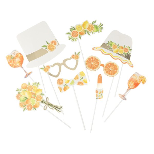 Fotobox-Set - Orange - 10-teilig Fotobox-Set - Orange - 10-teilig