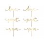 Kuchenspiee - Love Sweet Yum - Gold - 6er-Pack