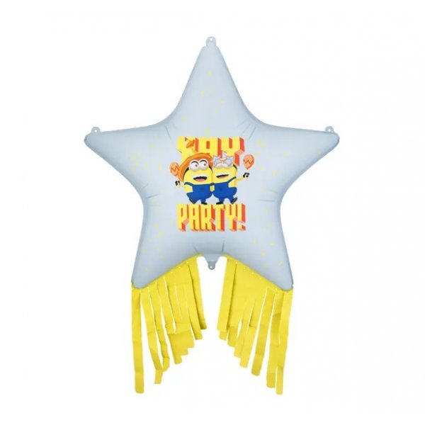 Folienballon - Minions - Stern mit Quaste - 72 cm