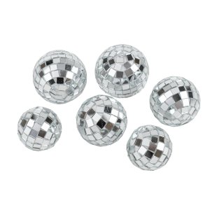 Discokugeln - Silber - 6er-Pack Discokugeln - Silber - 6er-Pack