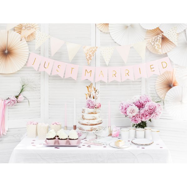 Kartenetui - Herzen - Ros�gold - 10er-Pack