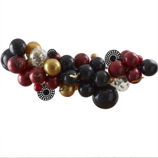 Ballonbogen - Halloween - Schwarz/Rot/Gold Ballonbogen - Halloween - Schwarz/Rot/Gold