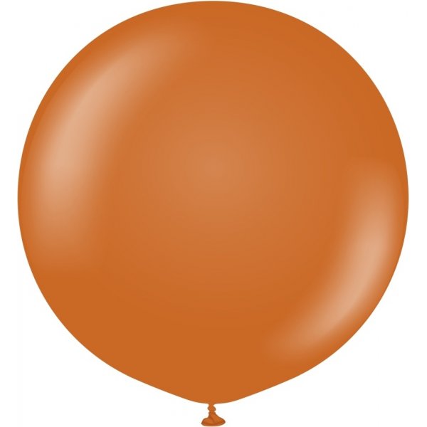 Luftballons schlicht - Premium 60 cm - Rostorange
