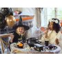 Pappteller - Black Cat - Pink Halloween - 6er-Pack