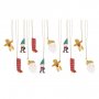 Geschenkanhnger - Santas Mix - 12er-Pack