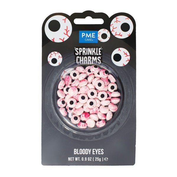 Streudeko - Halloween - Blutige Augen - PME - 25 g Streudeko - Halloween - Blutige Augen - PME - 25 g