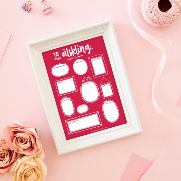 Ausfllposter - An meinen Schatz