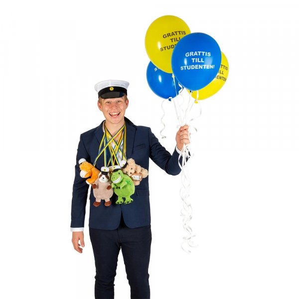 Luftballons - Schüler - Blau/Gelb - 8er-Pack Luftballons - Schüler - Blau/Gelb - 8er-Pack