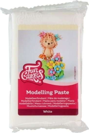 Modellierpaste Zuckerpaste - Weiß - Funcakes - 250 g Modellierpaste Zuckerpaste - Weiß - Funcakes - 250 g