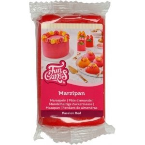 Marzipan - Passion Red - Funcakes Marzipan - Passion Red - Funcakes