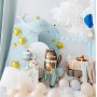 Dessertteller - Wal - Blau/Gold - 6er-Pack