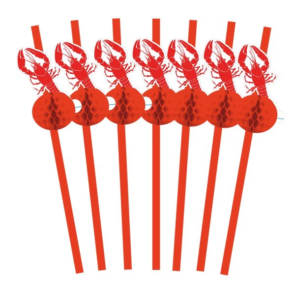 Strohhalme - Krebs-Honigwaben-Geschmack - 8er-Packung Strohhalme - Krebs-Honigwaben-Geschmack - 8er-Packung