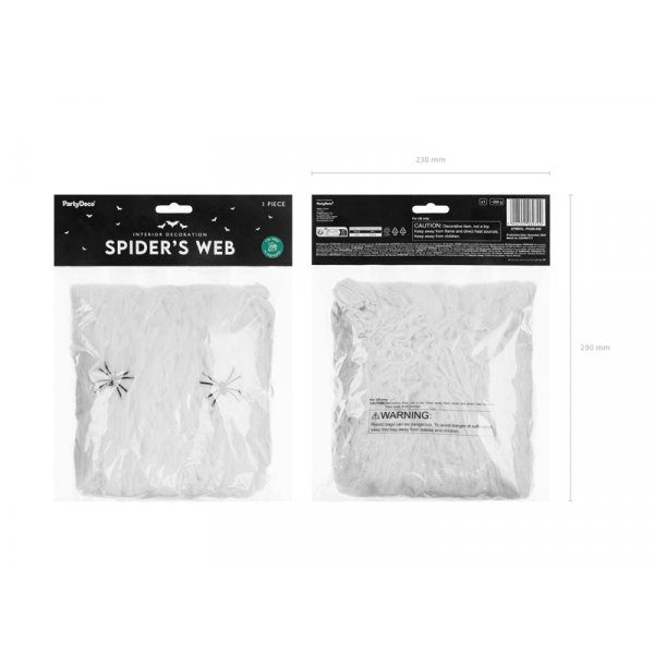 Spinnennetz-Halloween-Deko - Weiß - 200 g Spinnennetz-Halloween-Deko - Weiß - 200 g