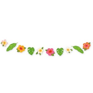 Girlande - Aloha - Tropische Bl�ten & Bl�tter - 2,2 m