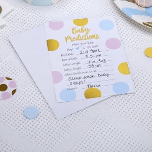 Guess the Baby - Pattern Works - 10er-Pack "Ausfüllkarten" für Babypartys Guess the Baby - Pattern Works - 10er-Pack "Ausfüllkarten" für Babypartys